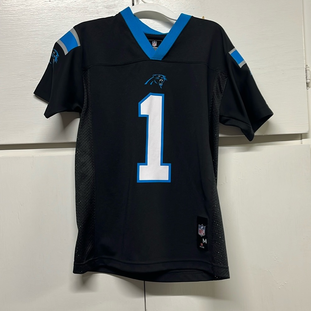 NFL Panthers Jersey Cam Newton number 1 youth M